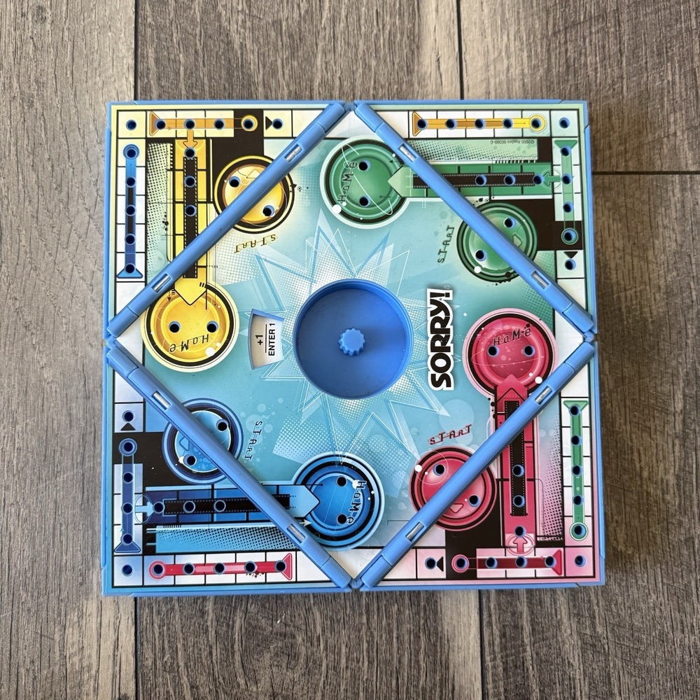 Vintage 1994 Sorry! Board Game Parker Brothers Folding Travel Edition BOARD ONLY - Picture 10 of 15